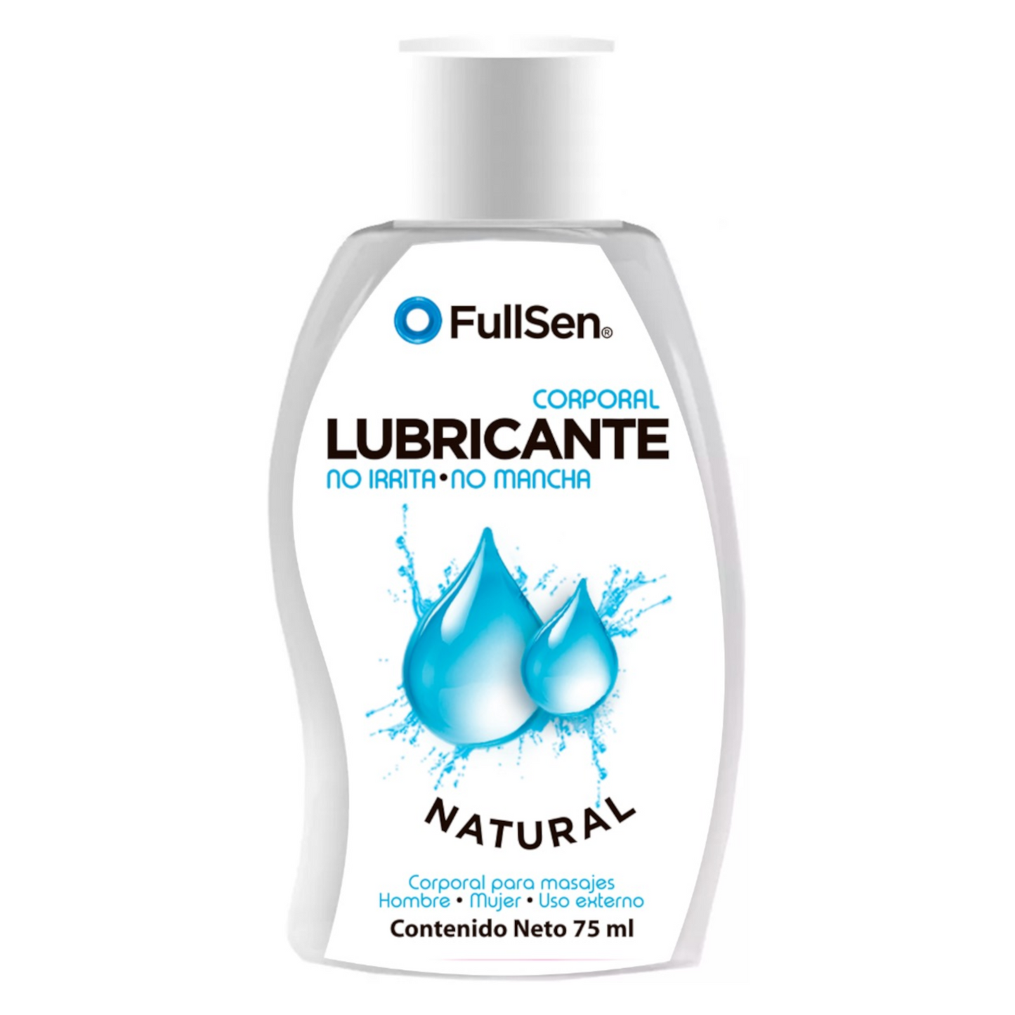 Lubricante Corporal FullSen 75ml, Natural