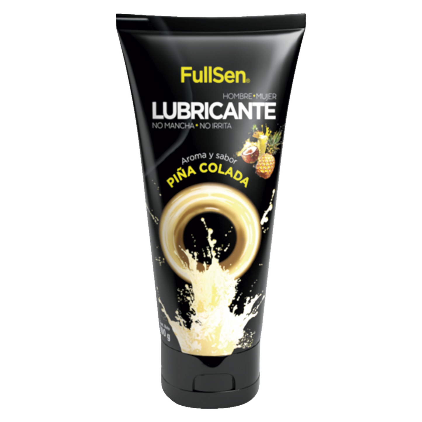 Lubricante FullSen 100g, Aroma y Sabor Piña Colada